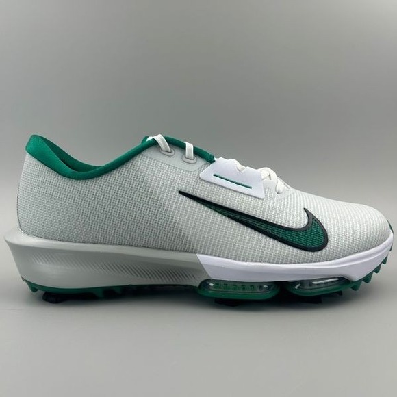 nike white and green tennis shoes